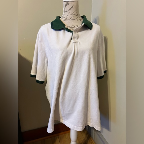 Denver Hayes Other - Denver Hayes Green and White Polo Shirt